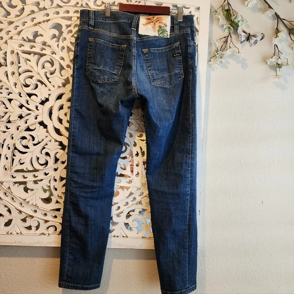 MAURIZIO MASSIMINO DARK WASH, MADE IN ITALY SIZE EU 42 STRAIGHT LEG - Picture 12 of 16